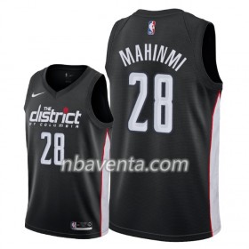 Camiseta Hombre Washington Wizards Ian Mahinmi 28 2018-19 Nike City Edition Negro Swingman
